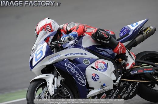 2010-05-08 Monza 0601 - La Roggia - Supersport - Free Practice - Bastien Chesaux - Honda CBR600RR